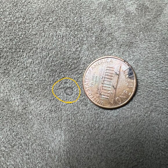 ESKANDAR Dark Olive Suede Leather Shearling Stand Collar Coat 0 - Picture 8 of 9